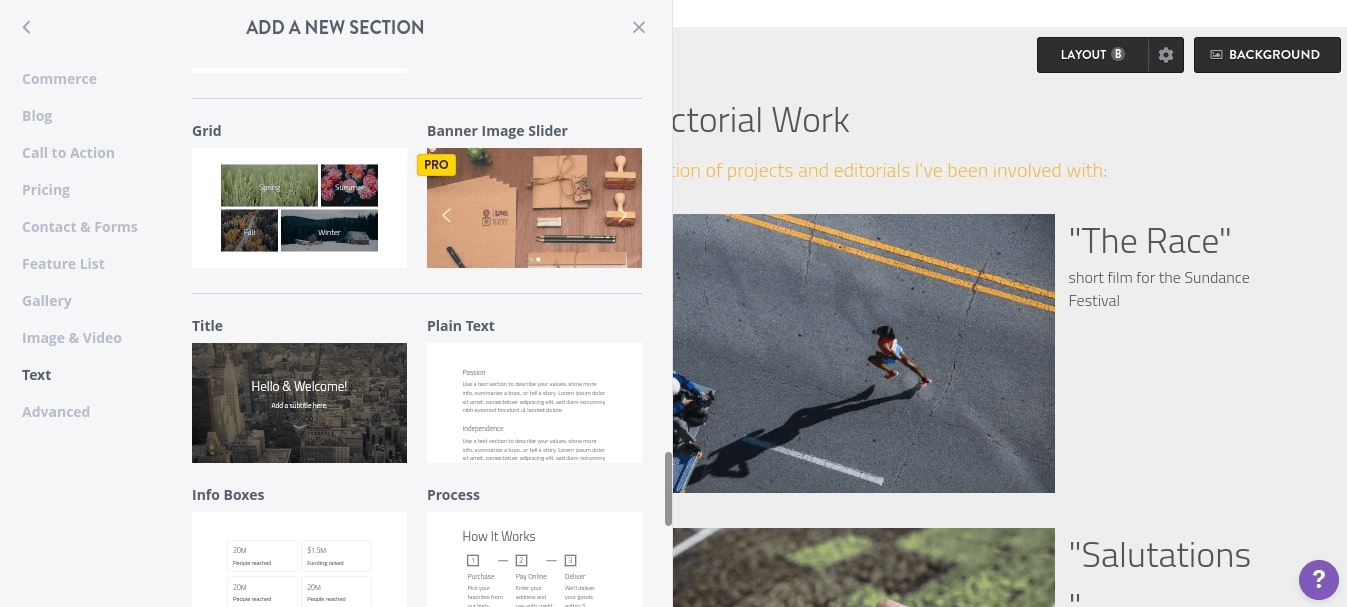 null click-on-the-add-section-button